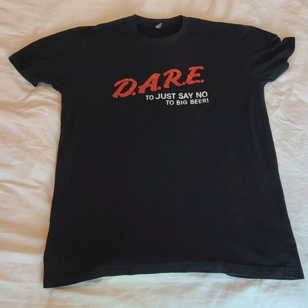 Monkey Paw / D.A.R.E craft beer tshirt medium